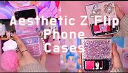 Samsung Galaxy Z Flip 4 ✨️| Unboxing cute & aesthetic phone accessories 💗