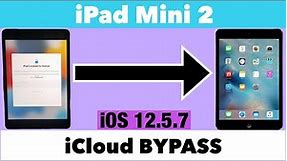 How To iPad Mini 2 iCloud Bypass Unlock (A1489) iOS 12.5.7-UnlockTool-New Tricks 2024