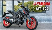 2021 Yamaha MT 125, Full-Size 125cc Motorcycle, Walkaround, Starting Sound