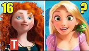 Disney Princesses Real Ages And Origins