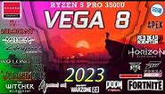 | Ryzen™ 5 3500U IGPU | Vega 8 in 15 Games | 2023-2024