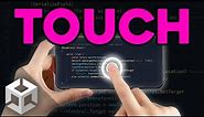 How to use TOUCH with the Input System in Unity