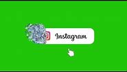 Animated Instagram follow green screen || Instagram Follow intro