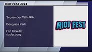 Riot Fest 2023 lineup announced
