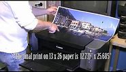 Here is how you can print 26 inch long Panoramas on the Canon Pixma PRO-100