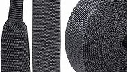 Sonoreboom 1" - 18 feet Braided Cable Management Sleeve 2 in 1 Heat Shrink Fabric Tube Wrap Organizer Cover Cable/Wire/Harness/Hose Sleeving