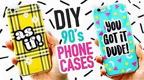 DIY Phone Cases 90's Inspired!
