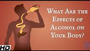 What Are The Effects Of Alcohol On Your Body?