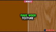 How to Make wood Texture in photoshop 2024