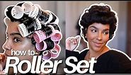 ROLLER SET HIT OR MISS? How To Straighten Natural Hair Without A Flat Iron Using Tension Rollers