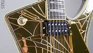 Ibanez Paul Stanley Signature PS4CM Gold Cracked Mirror Guitar Signed and Limited