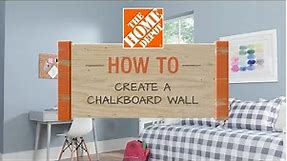 How to Make a Chalkboard Wall