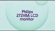 Philips 272V8A Full HD 27" LCD Monitor - Black - Product Overview