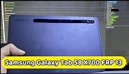Samsung Galaxy Tab S8 frp 2023 Bypass Google Account X700 Unlocktool