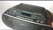 Sony CFD-S01 radio