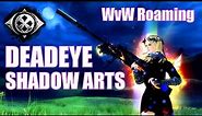 GW2 - WvW Roaming Rifle Deadeye Shadow Arts - Guild Wars 2 Build - Thief Gameplay End of Dragons