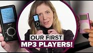 Our first MP3 players (yes, including the iPod)