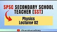 SPSC SST Test Preparation | Physics Lecture# 02 (Vectors) with MCQs