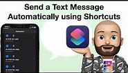 iPhone Tutorial: How to send an Automatic Text Message