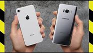 iPhone 8 vs Galaxy S8 Drop Test! Strongest Glass Ever?