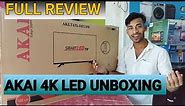 AKAI 43 Inch ( 108cm ) 4k Android Led Unboxing 2022 🔥 Full Review and Details