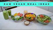 5 EPIC RAW VEGAN MEALS I EAT EVERY WEEK 🍒 (fast + easy)