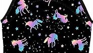 Unicorn And Star Silhouettes Pattern Neoprene Lunch Bag Insulated Lunch Box Tote for Women Men Adult Kids Teens Boys Teenage Girls Toddler