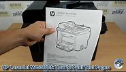 HP LaserJet Pro M1536dnf: How to Print a Black & White Test Page