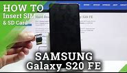How to Insert SIM & SD to SAMSUNG Galaxy S20 FE – Find Cards Slot