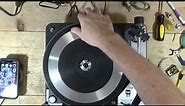 Mostly Repaired Goodwill Find Dual 1019 Turntable Part 2 - Lubing the Platter Spindle