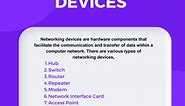 Networking Devices and their types 🖥🌐 #networkingdevice #Hub #repeater #router #MODEM #firewall | Computer Hardware Software & Networking