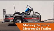 How to Load a Motorcycle onto a Motorcycle Trailer