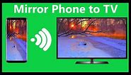 Screen Mirror Android Phone to TV for Free Connect your phone to TV!!