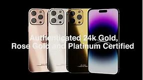 24k Gold iPhone 15 | Luxury iPhone 15 Pro/Max range | 24k Gold | Platinum | Goldgenie Video