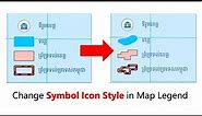 [QuickTip] - Customize symbol icons style of Map Legend in ArcGIS Pro