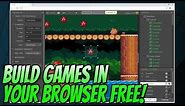How To Make Games For FREE Within Your Web Browser (FREE GAME MAKER)