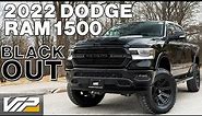 MURDERED OUT 2022 Dodge Ram 1500 | BLACKOUT BUILD