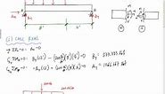 Drawing Shear and Moment Diagrams Example- Mechanics of Materials and Statics