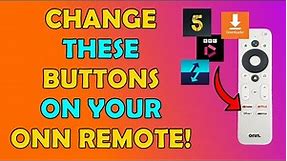 🟢 How To Re-assign these buttons on your Onn Remote. 🟢