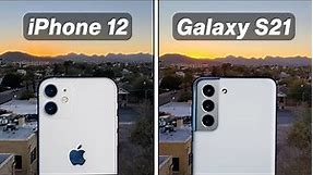 Galaxy S21 vs iPhone 12: In-Depth Camera Comparison!