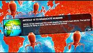 Article 13 Destroys Humanity in Plague Inc: Evolution