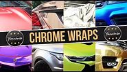 Chrome Wrap Cars Compilation