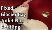 Fixed: Glacier Bay Push Button Toilet Not Refilling