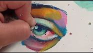 how i BLEND with oil pastels tutorial, kinda