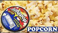 How to cook JIFFY POP POPCORN - Jiffy Pop Stovetop Popcorn Time! - Family Movie Snacks - HomeyCircle