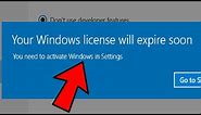 2024 Fix ‘Your Windows License Will Expire Soon’ Error on Windows