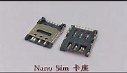 Nano Sim card socket connector #denentech #manufacturer #socket #nano #card #connectors