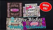4 Over the Top Cards Using Wild At Heart Paper & Opulent Dies by Crafter's Companion (giveaway ended