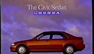 1993 Honda Civic Sedan TV Commercial