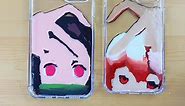 I painted Nezuko and Zenitsu 🥰 Anime Phone Cases #demonslayer #anime #animeart